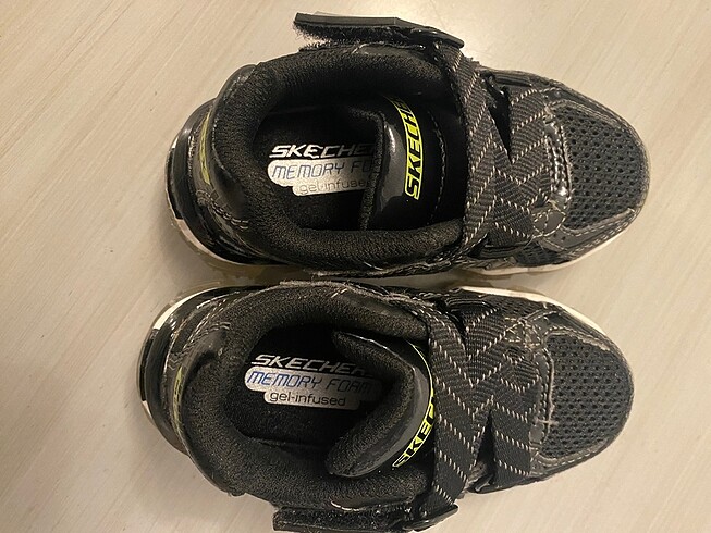 21 Beden siyah Renk Skechers sıfır ayarında bebek spor ayakkabı