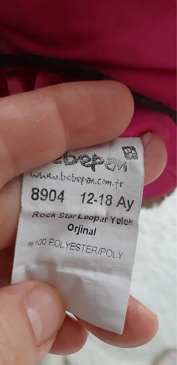 12-18 Ay Beden Leopar yelek