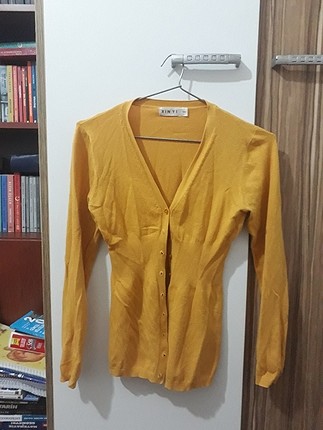 Sarı ince ceket 