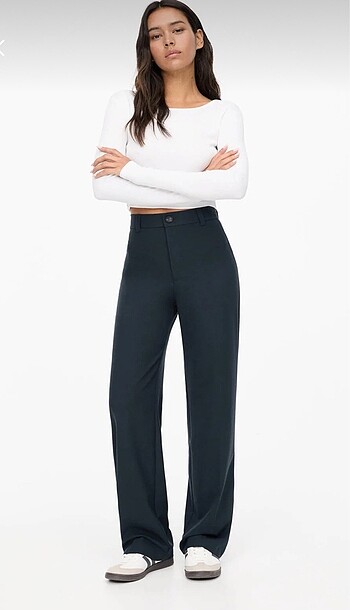 Pull bear straiht kumaş pantolon