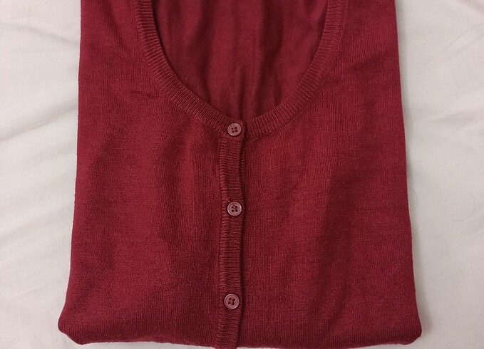 s Beden bordo Renk Tertemiz triko hirka