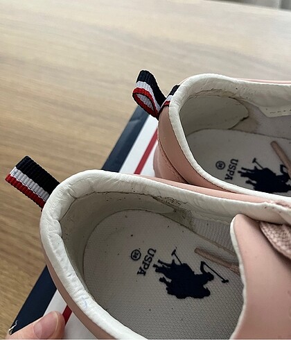 38 Beden US Polo Kadın Pembe Sneaker 38