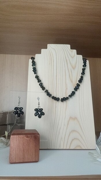 İnci set kolye küpe 