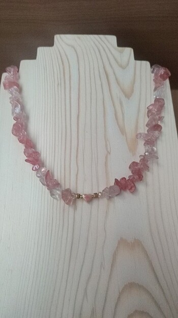 Beden pembe Renk Pembe kuvars doğal kırık taş
