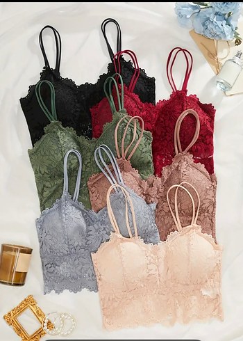 Nakışlı Mini Bohem Bralet