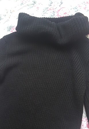 diğer Beden hiç giyilmedi standart beden boğazlı yün elbise