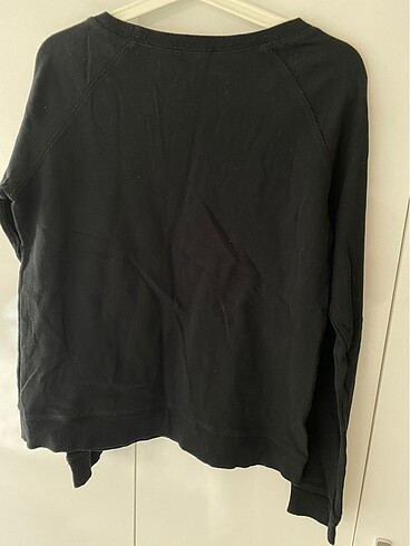 l Beden siyah Renk Mango Kadın Siyah Sweatshirt. L bedendir.