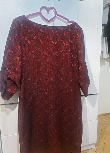 Batik marka desenli şık elbise