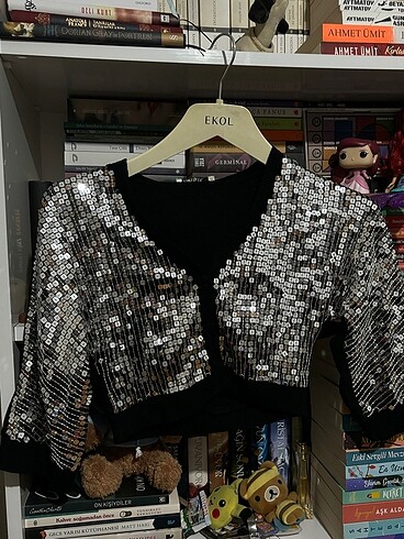 Siyah Pullu Bolero