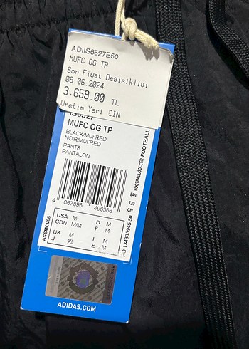 Adidas Siyah Erkek Spor Pantolonu - Görsel 3