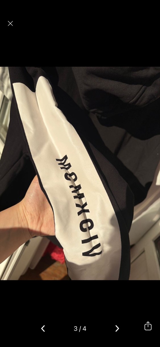 Siyah Baskılı Erkek Sweatshirt - Görsel 3