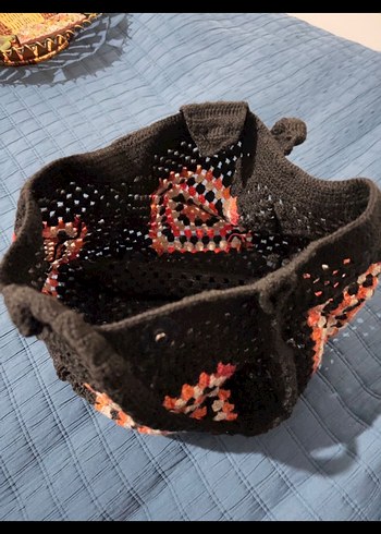 Örgü Bohem Kadın Çanta - Görsel 2