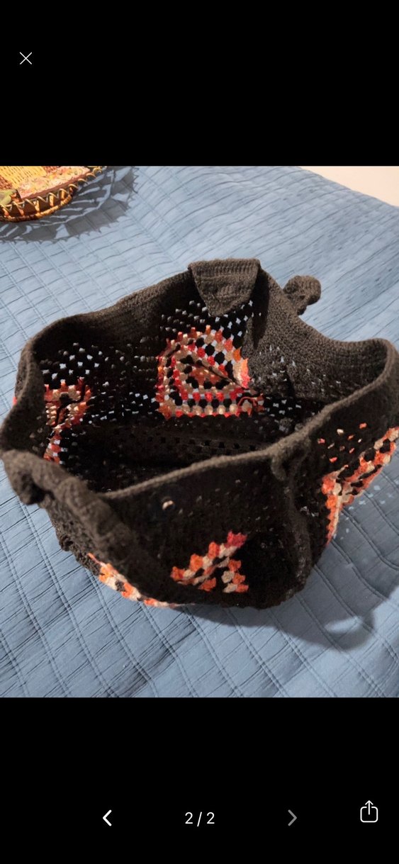 Örgü Bohem Kadın Çanta - Görsel 2