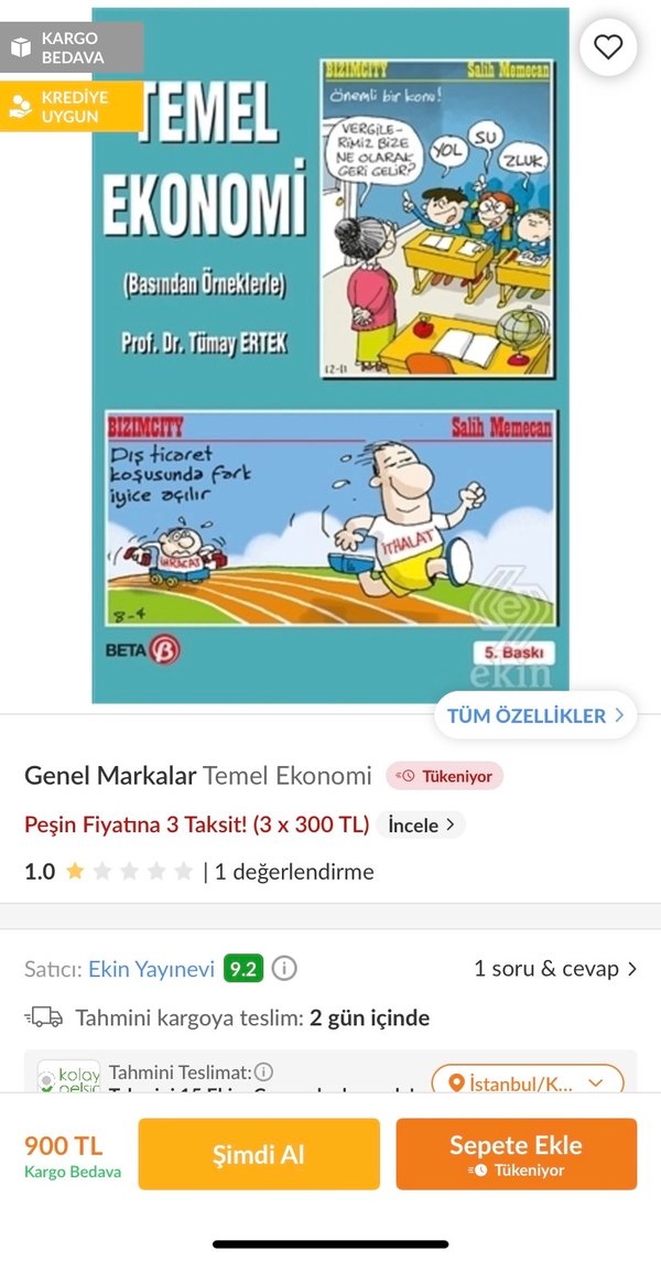 Temel Ekonomi - Prof. Dr. Tümay Ertek - Görsel 2