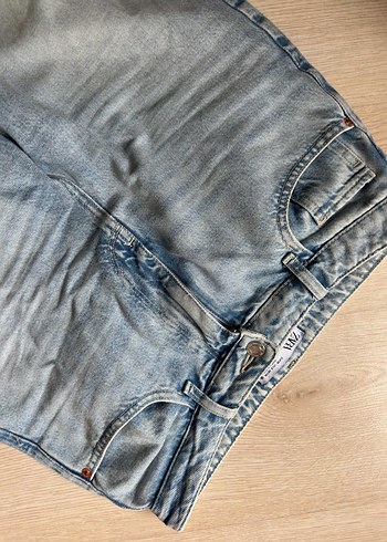 38 Beden mavi Renk zara marka (kalıbı bir tık büyük) temiz kullanılmış kot pantln