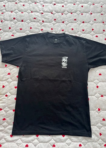 Vans Siyah Baskılı Oversize Erkek Tişört
