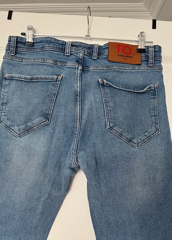 Erkek Mavi Denim Regular Fit Jean - Görsel 3