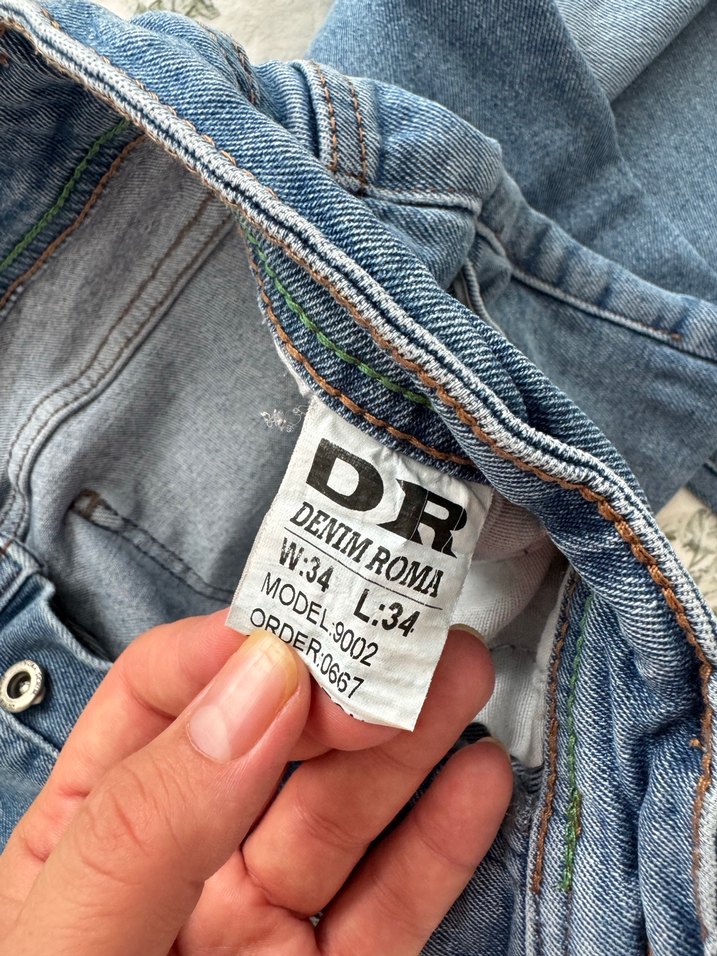 Erkek Mavi Denim Regular Fit Jean - Görsel 5