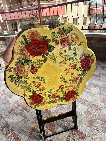Beden çeşitli Renk El yapımı ahşap sehpa