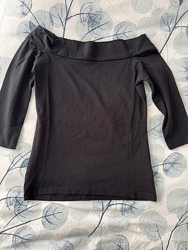 Stradivarius kayık yaka bluz