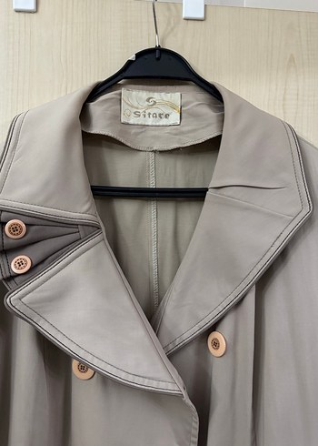 Toprak rengi trençkot - Görsel 3