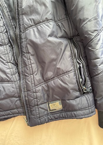 Armani erkek lacivert mont - Görsel 4