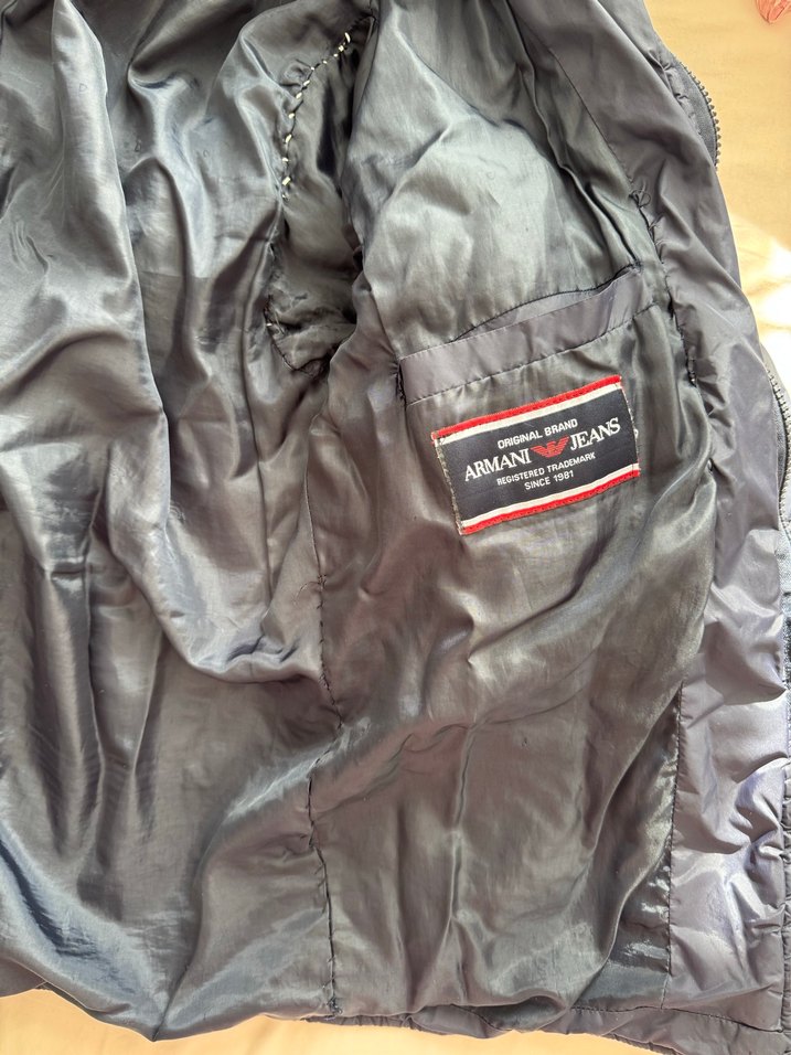 Armani erkek lacivert mont - Görsel 5