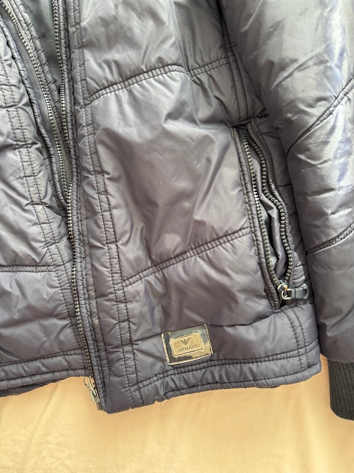 Armani erkek lacivert mont - Görsel 4