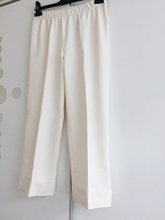 Zara Duble paça beyaz pantolon 