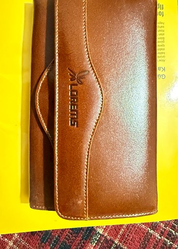 Bohem Tarzı Kahverengi Deri Kadın Cüzdanı - Görsel 4