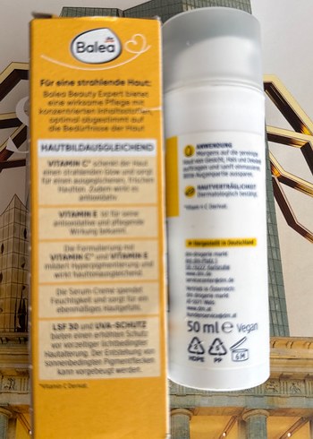 Balea Anti-Aging C Vitamini Serum Kremi SPF30 - Görsel 3