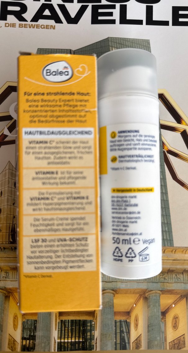 Balea Anti-Aging C Vitamini Serum Kremi SPF30 - Görsel 3