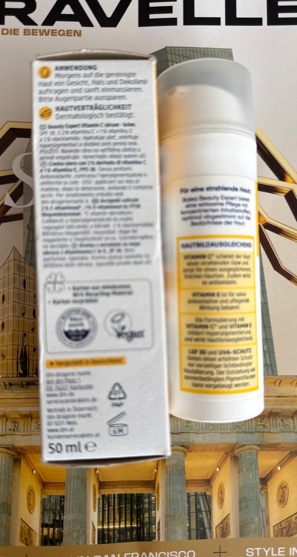 Balea Anti-Aging C Vitamini Serum Kremi SPF30 - Görsel 2