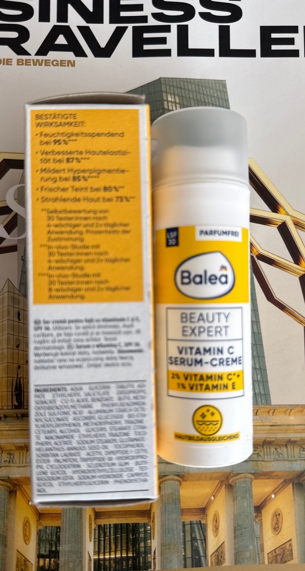 Balea Anti-Aging C Vitamini Serum Kremi SPF30 - Görsel 4