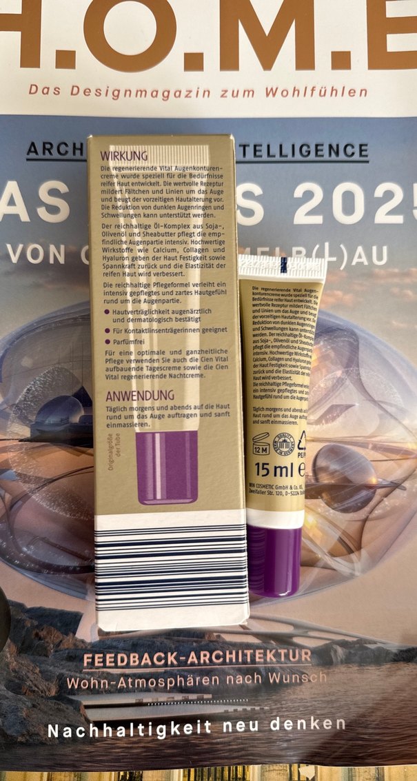 Cien Vital Göz Çevresi Kremi Sıfır ürün - Görsel 2