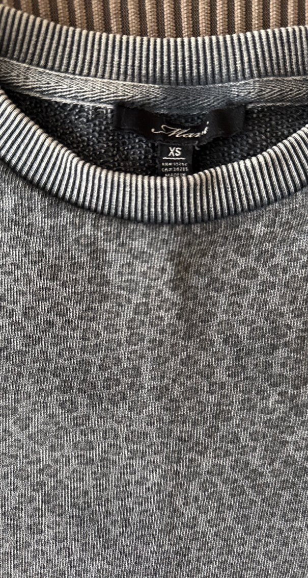 Gri Kadın Uzun Kollu Sweatshirt - Görsel 2