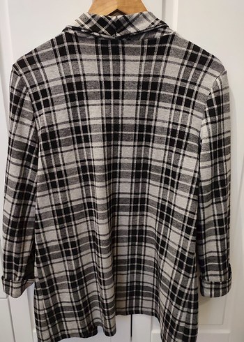 Gri Ekoseli Blazer Ceket - Görsel 2