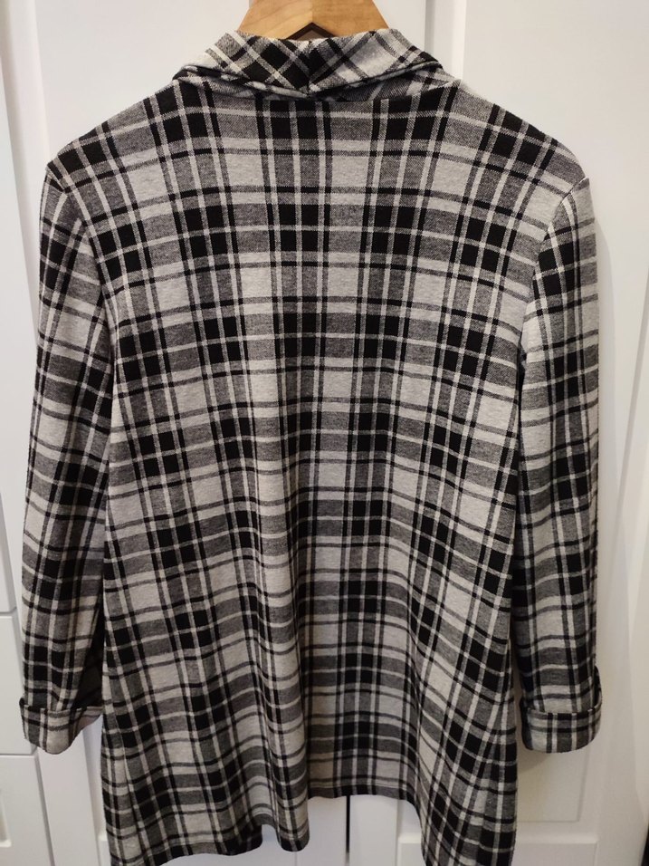 Gri Ekoseli Blazer Ceket - Görsel 2