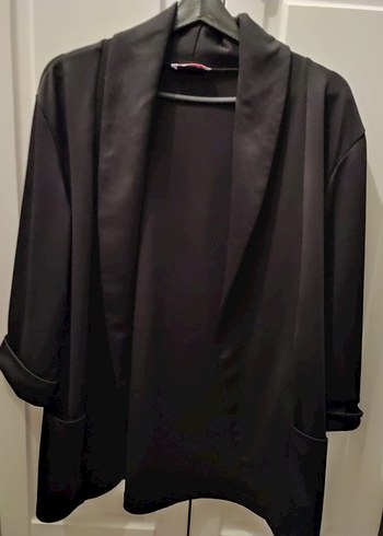 Kadın Siyah ince ceket - Görsel 2