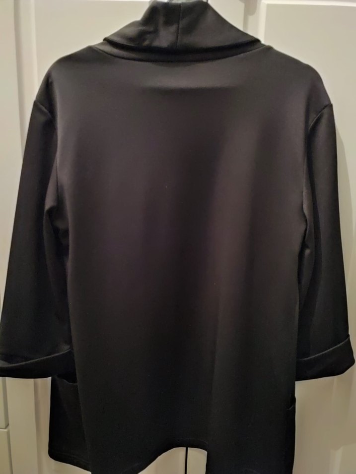 Kadın Siyah ince ceket - Görsel 4