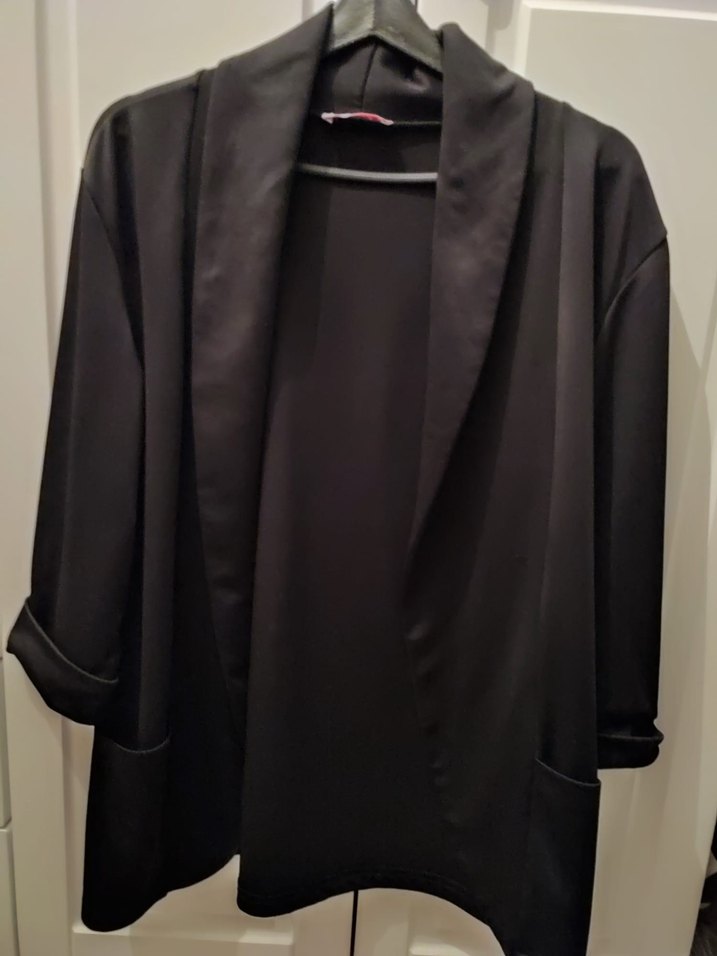 Kadın Siyah ince ceket - Görsel 2