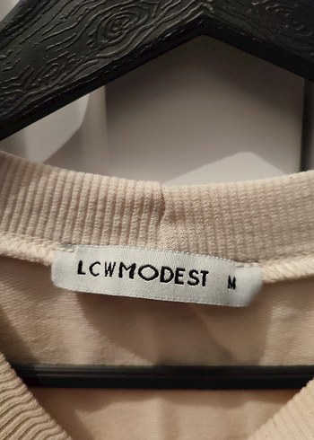 Krem Kadın Baskılı Sweatshirt - Görsel 3