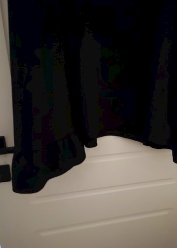 siyah etek uçları detaylı tunik - Görsel 4