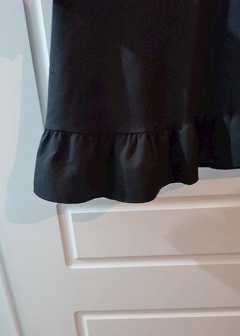 siyah etek uçları detaylı tunik - Görsel 5