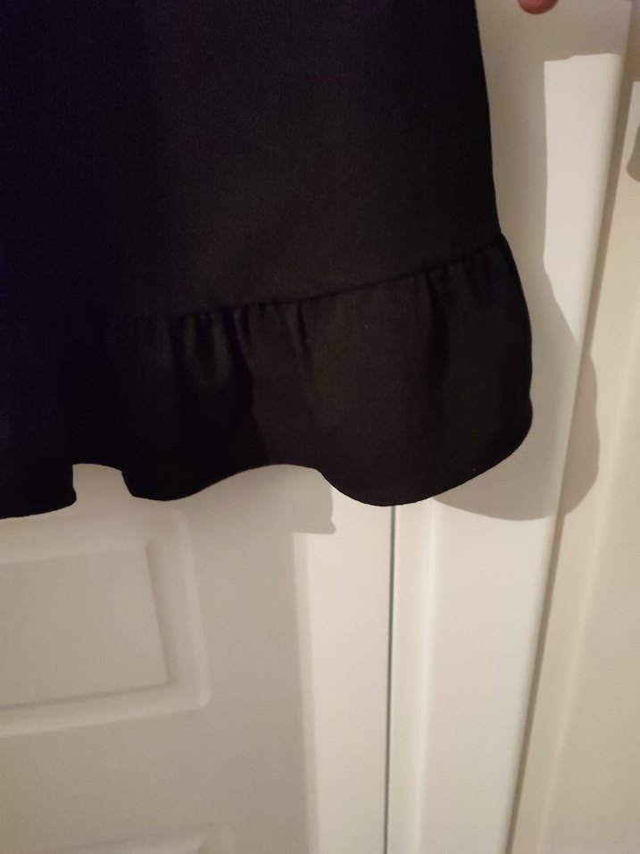 siyah etek uçları detaylı tunik - Görsel 3