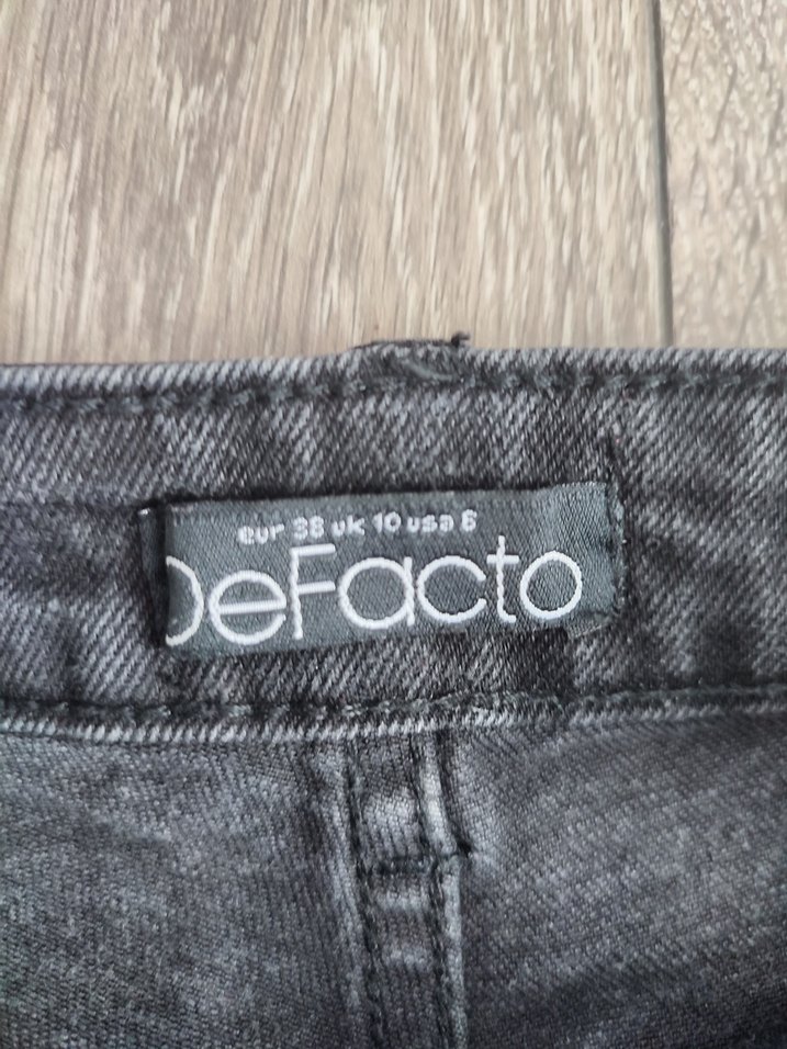 Defacto antrasit,gri kot pantolon - Görsel 2