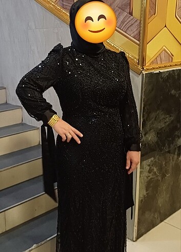 Diğer Boncuk işleme tesettür abiye