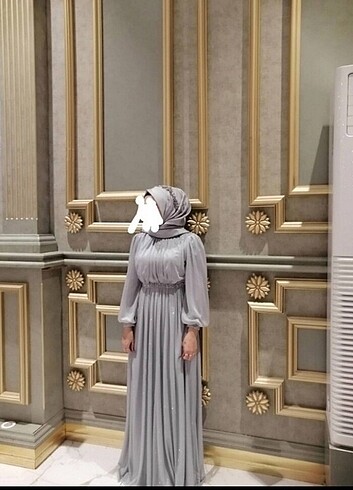 Tesettür abiye elbise 