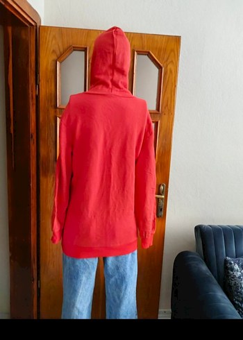 s Beden Marc O'Polo Kırmızı Kapüşonlu Sweatshirt
