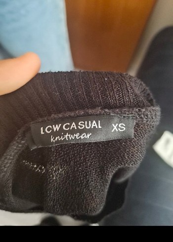 xs Beden siyah Renk Siyah Kadın Denim Kazak